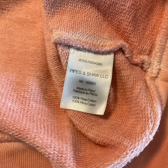 Veronica Beard lounge / sweatsuit set, peach color, 100% comfy cotton, Size XS - Picture 10 of 16